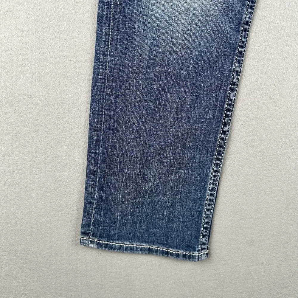 BKE Jake Straight Jeans Men's 32x30 Blue Denim Dark Wash Stretch Mid Rise